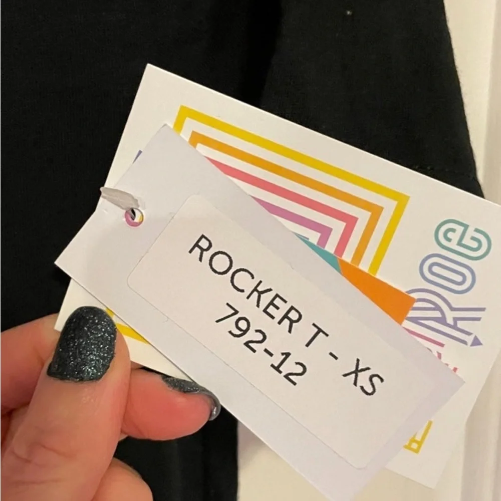XS Lularoe Rocker Tee NWT - Picture 4 of 6